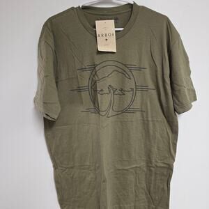 Arbor Collective olive color tshirt size Large NWT